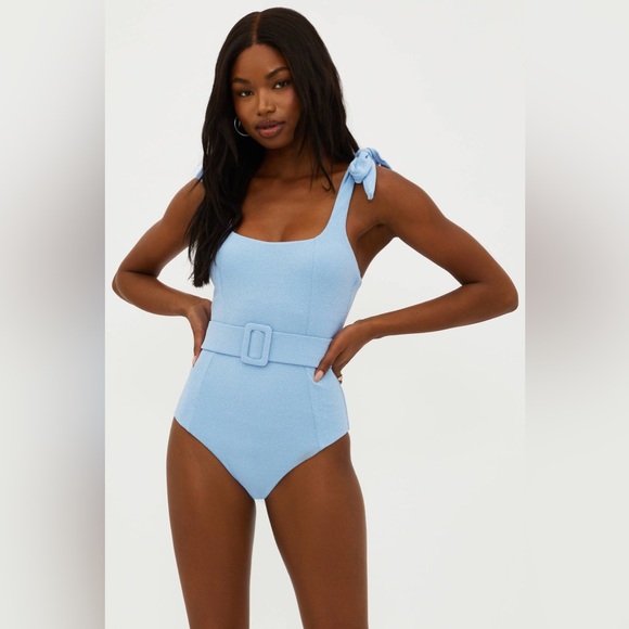 BEACH RIOT Sydney One Piece Denim Scrunch, BRAND NEW, Size Small, $168 - Picture 4 of 12